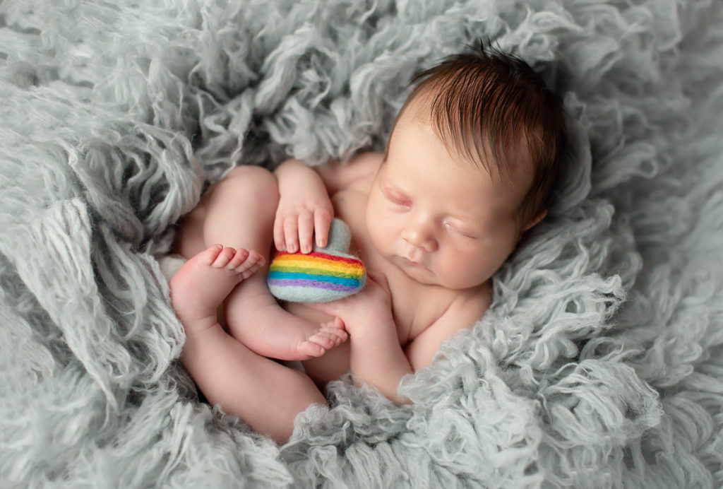 rainbow baby props newborn session corpus christi